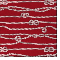 IndoorOutdoor Harpswell AHP37 Ruby Washable 8 x 10 Rug