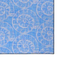 IndoorOutdoor Surfside ASR41 Blue Washable 3 x 5 Rug