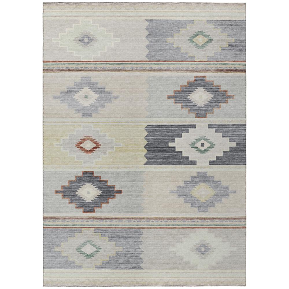 IndoorOutdoor Sonora ASO31 Gray Washable 9 x 12 Rug