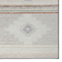 IndoorOutdoor Sonora ASO31 Gray Washable 9 x 12 Rug