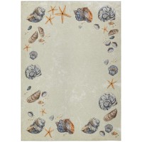 IndoorOutdoor Surfside ASR39 Oyster Washable 5 x 76 Rug