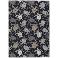 IndoorOutdoor Surfside ASR43 Midnight Washable 9 x 12 Rug