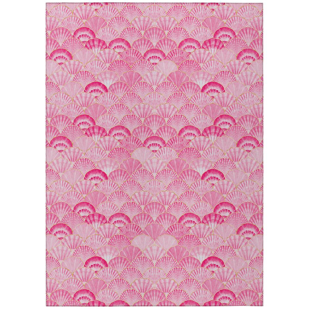 IndoorOutdoor Surfside ASR32 Pink Washable 8 x 10 Rug