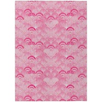 IndoorOutdoor Surfside ASR32 Pink Washable 8 x 10 Rug