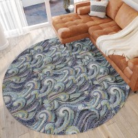 IndoorOutdoor Surfside ASR44 Stormy Washable 8 x 8 Round Rug