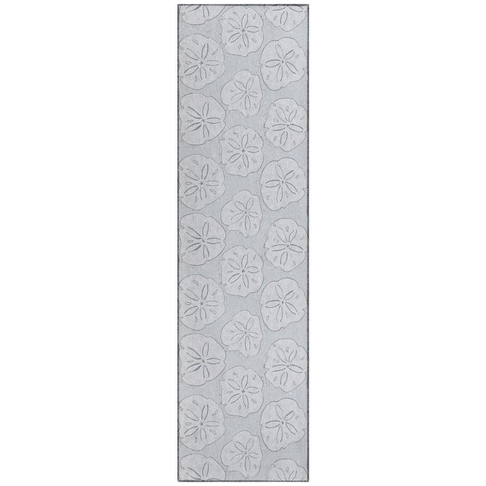 IndoorOutdoor Surfside ASR40 Gray Washable 23 x 76 Runner Rug