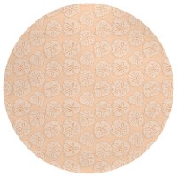 IndoorOutdoor Surfside ASR40 Nectarine Washable 8 x 8 Round Rug