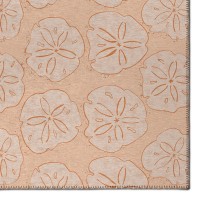 IndoorOutdoor Surfside ASR40 Nectarine Washable 8 x 8 Round Rug