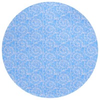 IndoorOutdoor Surfside ASR41 Blue Washable 8 x 8 Round Rug