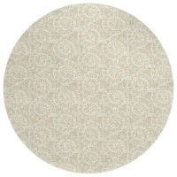 IndoorOutdoor Surfside ASR41 Beige Washable 8 x 8 Round Rug