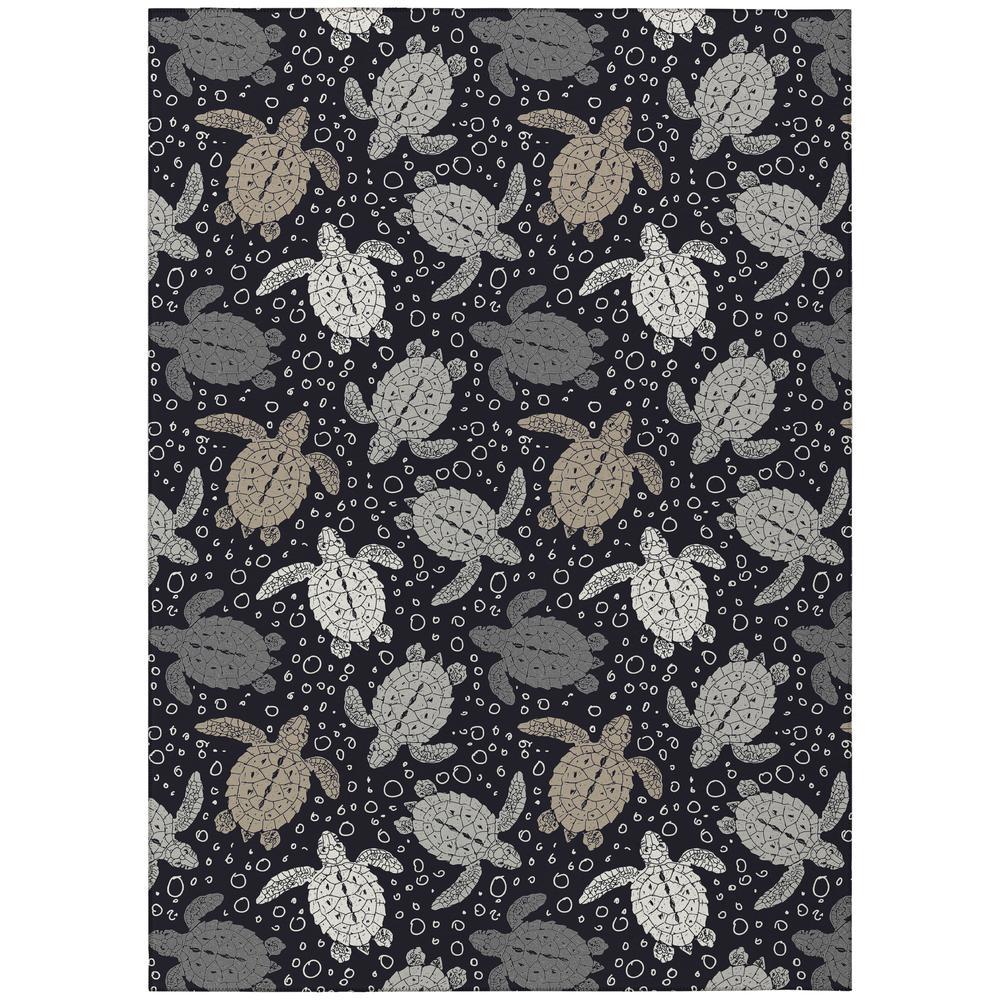 IndoorOutdoor Surfside ASR43 Midnight Washable 3 x 5 Rug