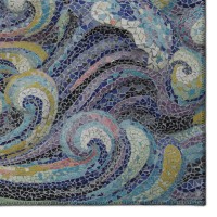 IndoorOutdoor Surfside ASR44 Stormy Washable 3 x 5 Rug