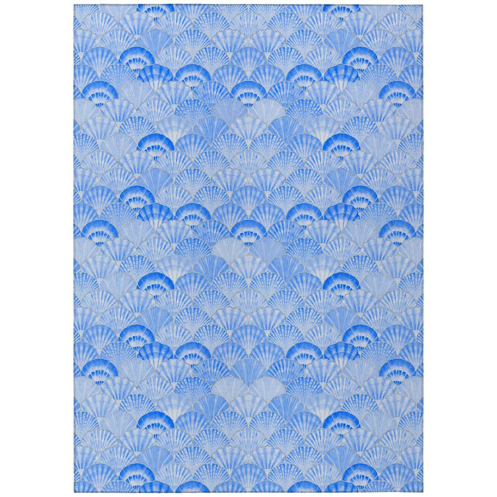 IndoorOutdoor Surfside ASR32 Blue Washable 8 x 10 Rug