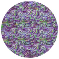 IndoorOutdoor Surfside ASR44 Purple Washable 8 x 8 Round Rug