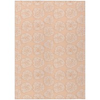 IndoorOutdoor Surfside ASR40 Nectarine Washable 8 x 10 Rug