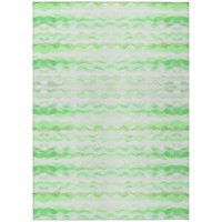 IndoorOutdoor Surfside ASR46 Green Washable 9 x 12 Rug