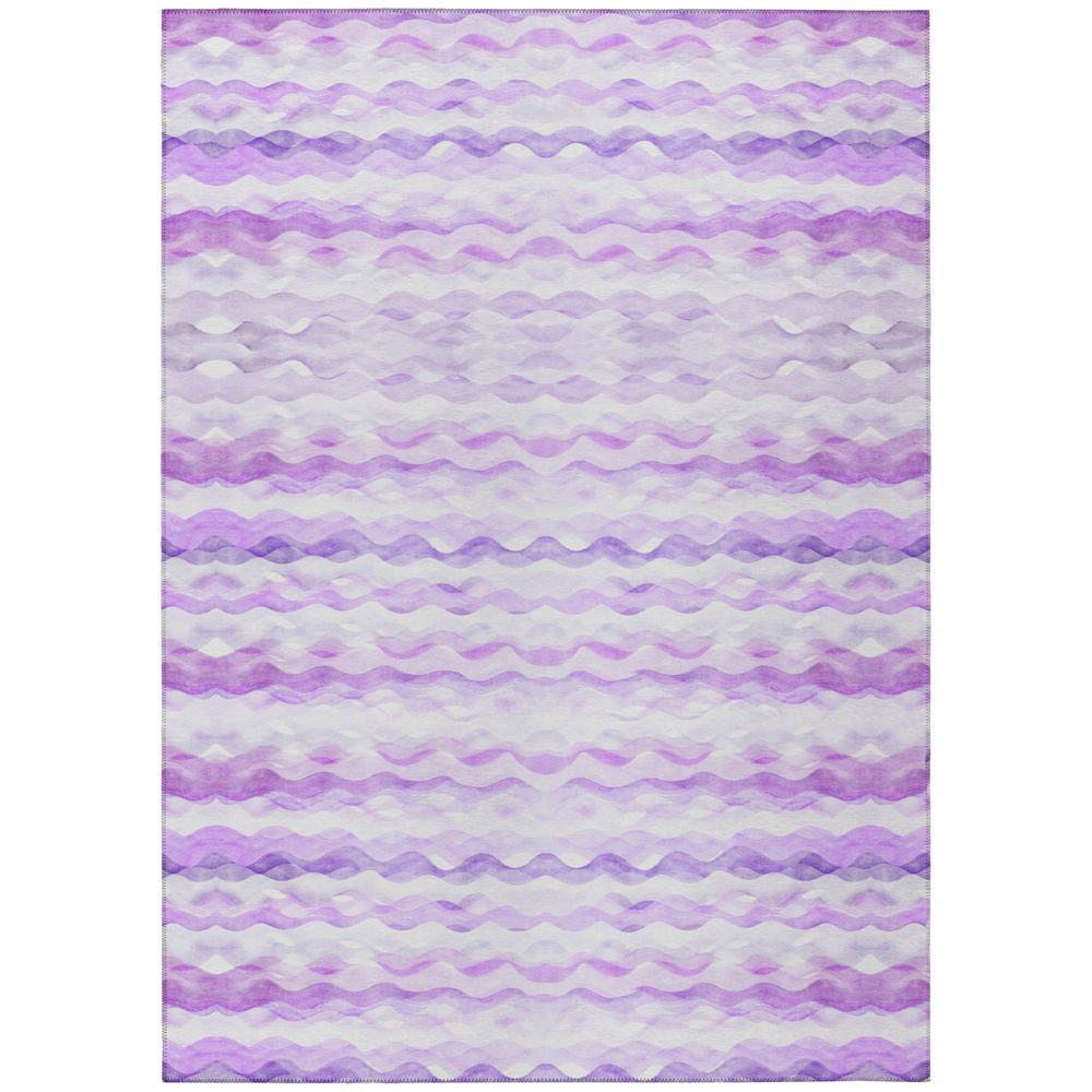 IndoorOutdoor Surfside ASR46 Purple Washable 5 x 76 Rug