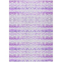 IndoorOutdoor Surfside ASR46 Purple Washable 5 x 76 Rug