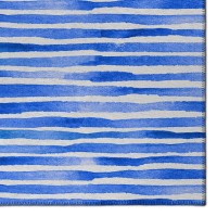 IndoorOutdoor Surfside ASR38 Blue Washable 23 x 76 Runner Rug