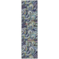 Indoor/Outdoor Surfside Asr44 Stormy Washable 2'3