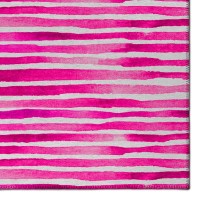 Indoor/Outdoor Surfside Asr38 Pink Washable 8' X 10' Rug