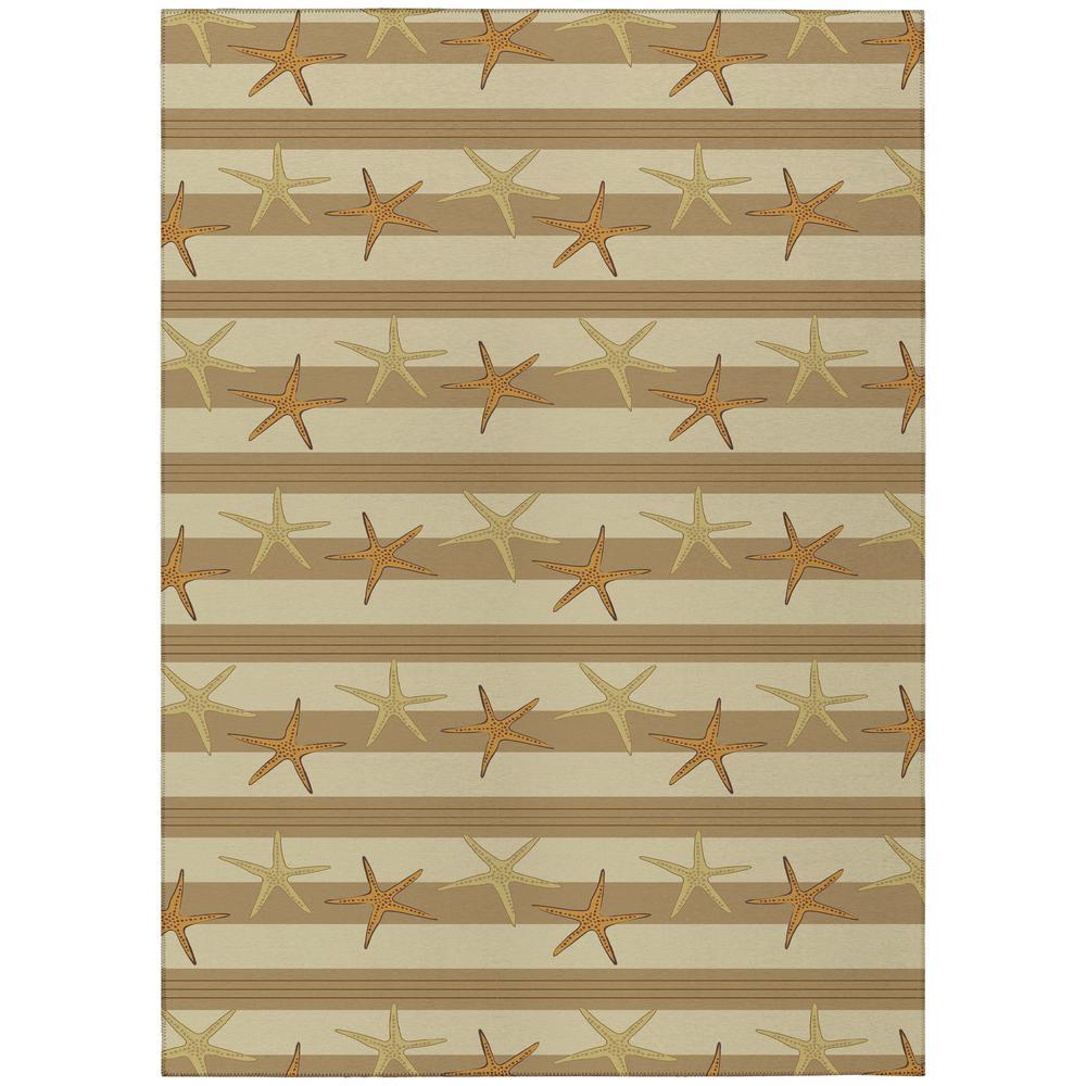 IndoorOutdoor Surfside ASR42 Tan Washable 5 x 76 Rug