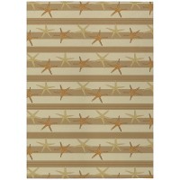 IndoorOutdoor Surfside ASR42 Tan Washable 5 x 76 Rug