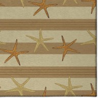 IndoorOutdoor Surfside ASR42 Tan Washable 5 x 76 Rug