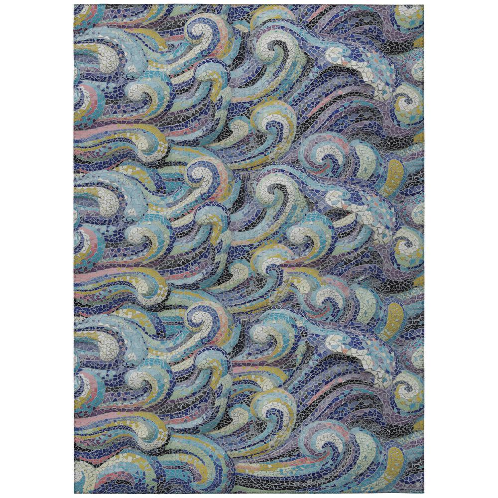 IndoorOutdoor Surfside ASR44 Stormy Washable 10 x 14 Rug