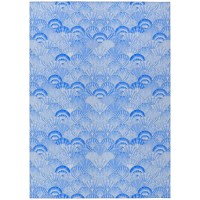 IndoorOutdoor Surfside ASR32 Blue Washable 3 x 5 Rug