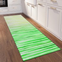 Indoor/Outdoor Surfside Asr38 Green Washable 2'3