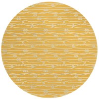 Indoor/Outdoor Harpswell Ahp37 Gilded Washable 8' X 8' Round Rug