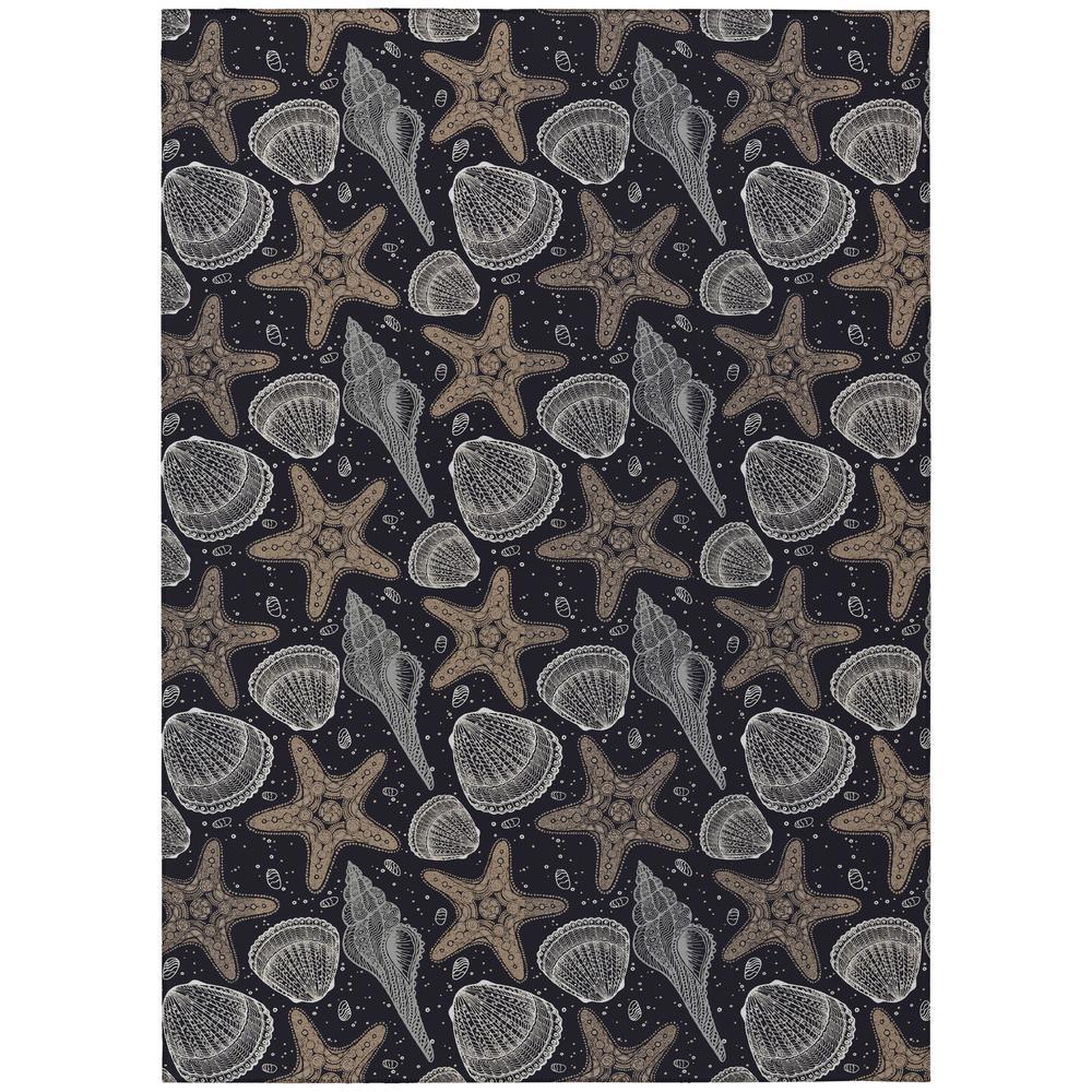 Indoor/Outdoor Surfside Asr34 Midnight Washable 8' X 10' Rug