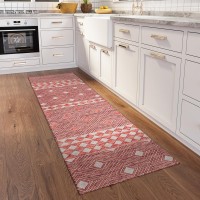 IndoorOutdoor Sedona SN1 Paprika Washable 23 x 10 Runner Rug