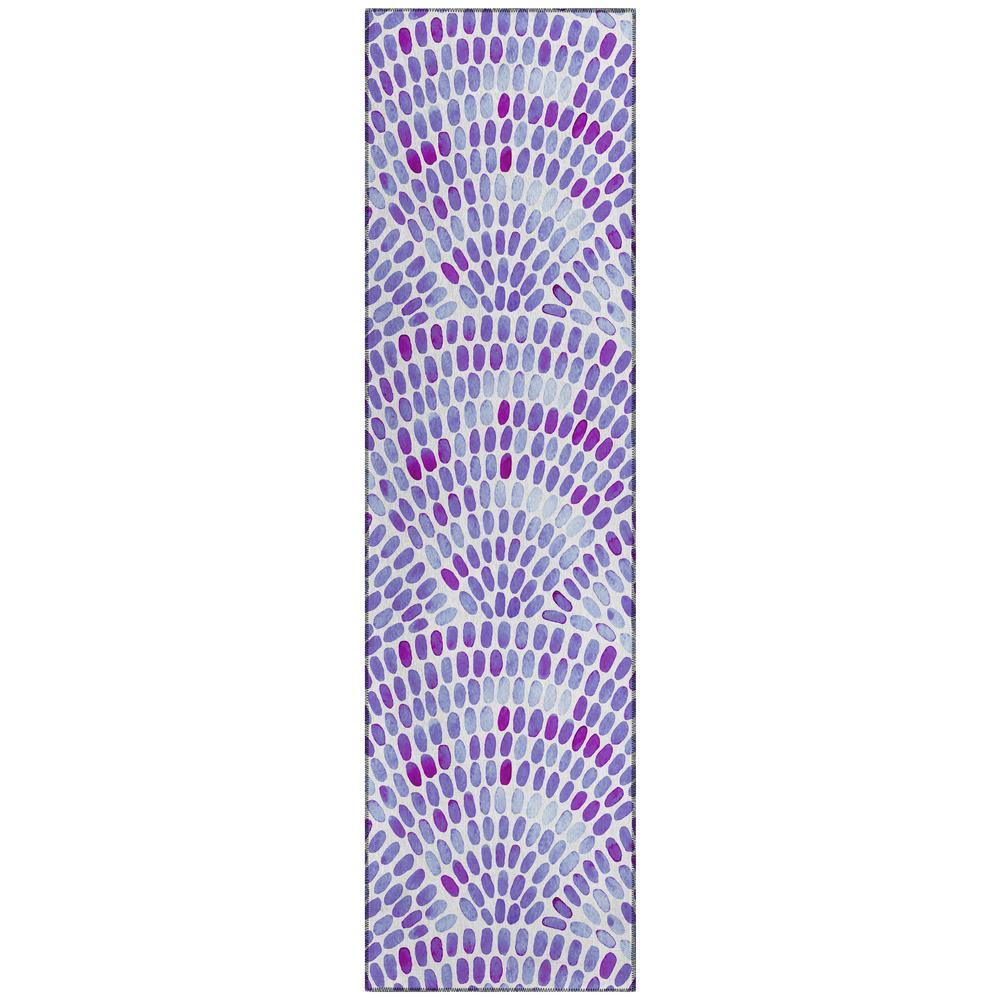 IndoorOutdoor Seabreeze SZ7 Lavender Washable 23 x 76 Runner Rug