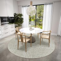 Winslow WL2 Taupe 4 x 4 Round Rug