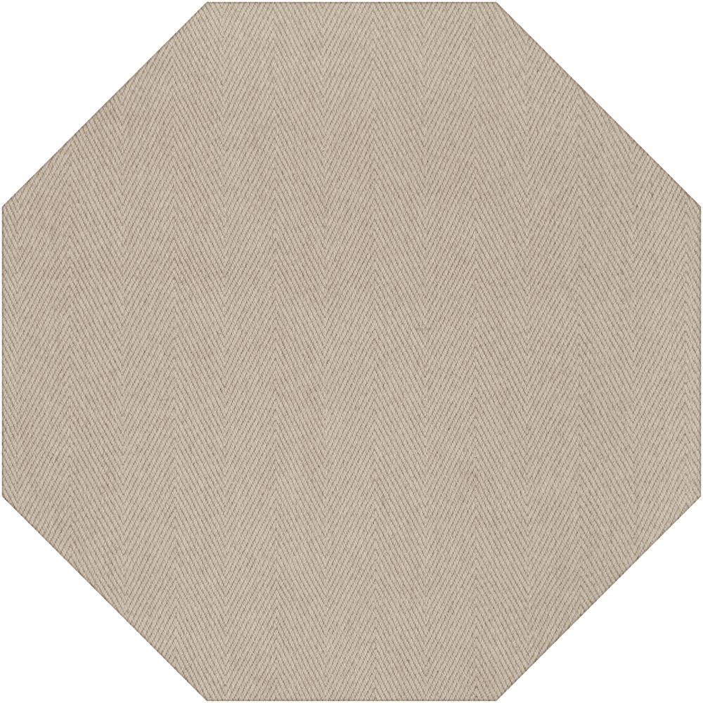 Monaco Sisal MC200 Linen 6 x 6 Octagon Rug