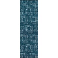 Delano DA1 Navy 26 x 12 Runner Rug