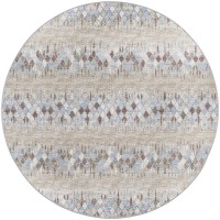 Winslow WL5 Taupe 6 x 6 Round Rug