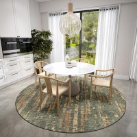 Winslow WL6 Olive 8 x 8 Round Rug