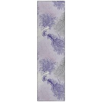 IndoorOutdoor Seabreeze SZ3 Lavender Washable 23 x 76 Runner Rug