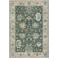 IndoorOutdoor Marbella MB6 Olive Washable 10 x 14 Rug