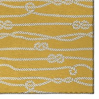 IndoorOutdoor Harbor HA7 Gold Washable 5 x 76 Rug