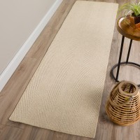 Monaco Sisal MC200 Linen 26 x 12 Runner Rug