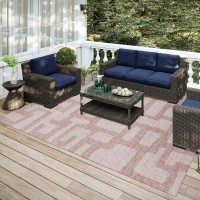 IndoorOutdoor Sedona SN4 Taupe Washable 9 x 12 Rug