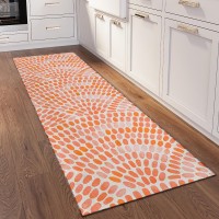 IndoorOutdoor Seabreeze SZ7 Salmon Washable 23 x 76 Runner Rug