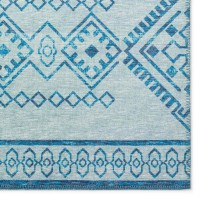 IndoorOutdoor Sedona SN14 Sky Washable 8 x 10 Rug