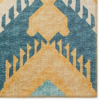 IndoorOutdoor Sedona SN2 Marigold Washable 4 x 4 Round Rug