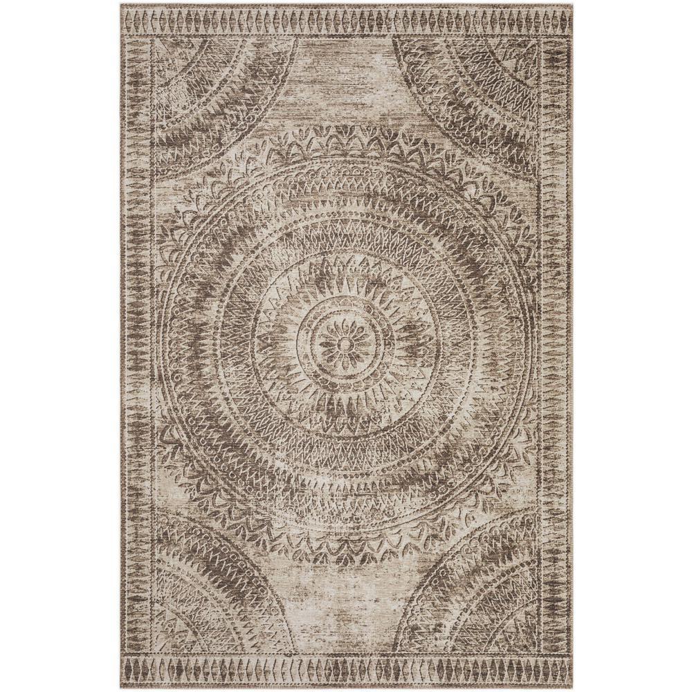 IndoorOutdoor Sedona SN7 Taupe Washable 9 x 12 Rug