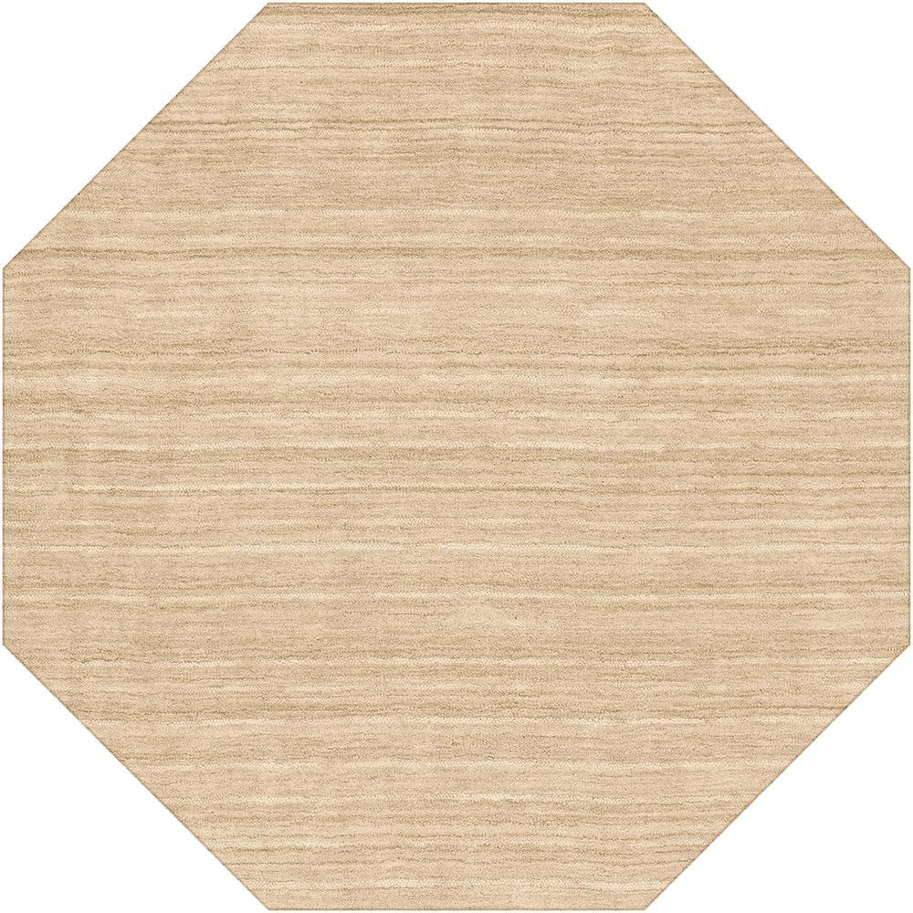 Rafia RF100 Linen 12 x 12 Octagon Rug